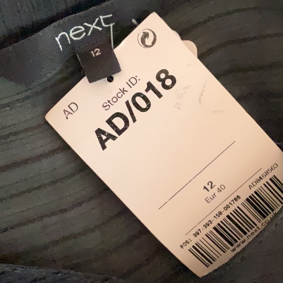 Next Black Sheer Blouse With Pleated Extended Sleeve - Picture 2 of 7